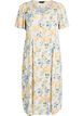Robe midi en viscose &agrave; imprim&eacute; floral, Bleu, Packshot image number 0