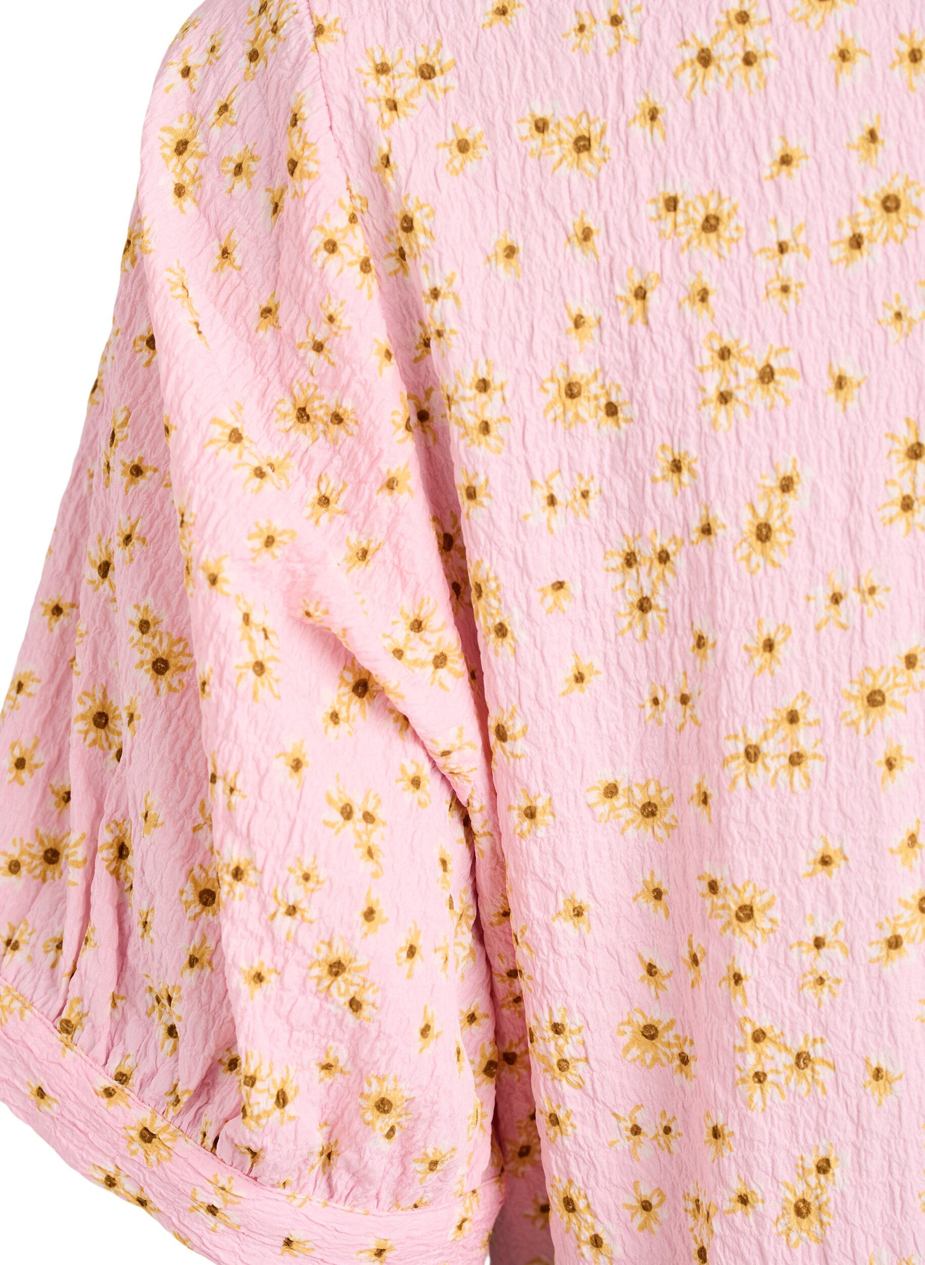 Zizzi Robe courte coupe &eacute;vas&eacute;e, Rose, Packshot image number 3