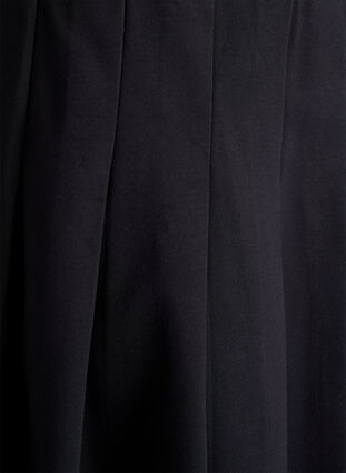 ZizziKorte geplooide rok met elastische tailleband, Black, Packshot image number 2
