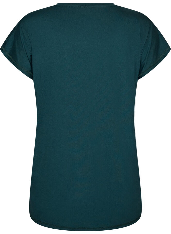 Lang trainings-T-shirt, Groen, Packshot image number 1