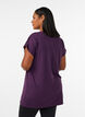 Lang workout T-shirt, Paars, Model image number 2