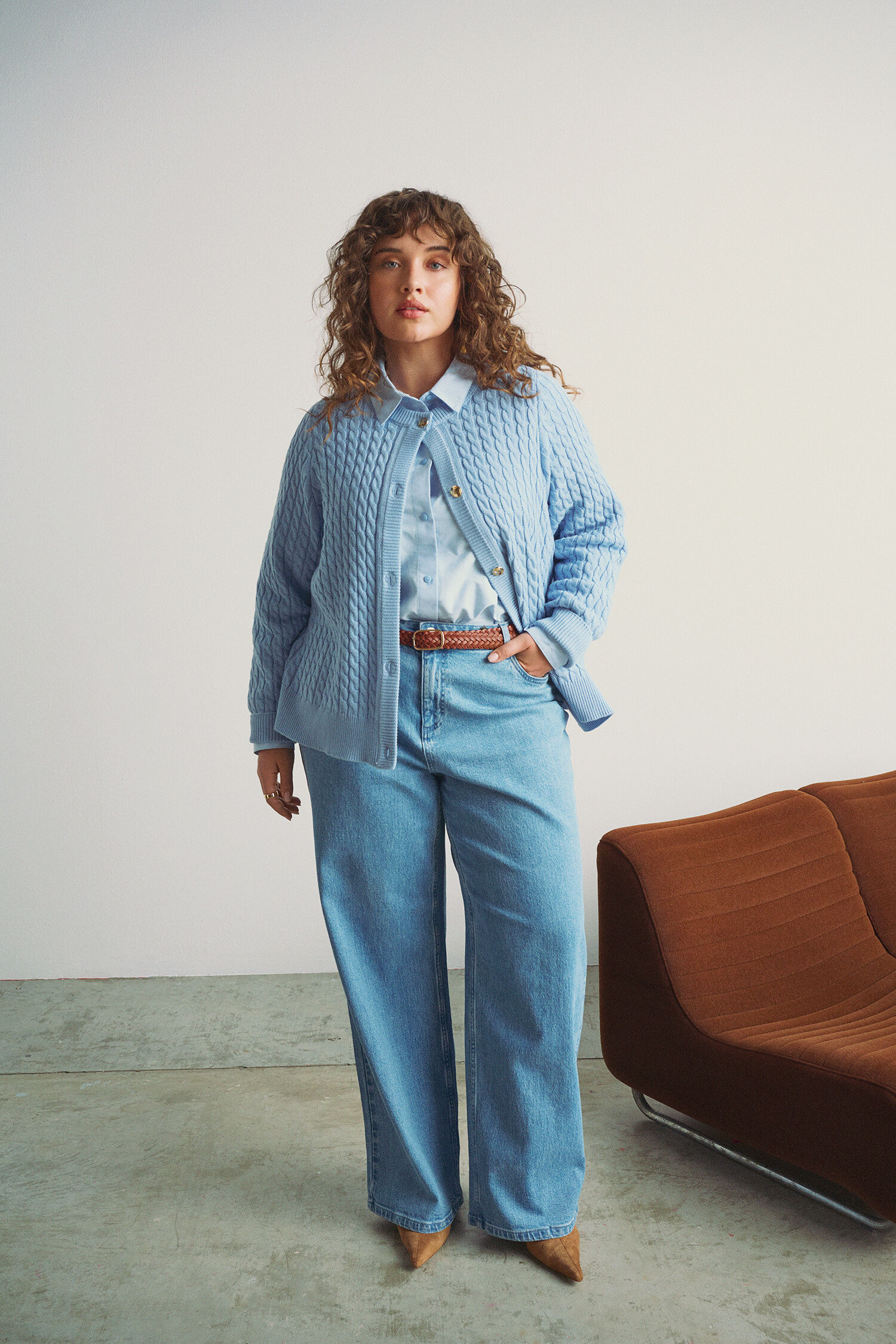 Blauwe details, , Model