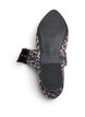 Wide fit - Luipaard print ballerina met gesp en studs, Bruin, Packshot image number 5