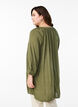 Tuniek met 3/4 mouwen en een A-lijn snit, Groen, Model image number 2