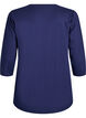 Sporttop met 3/4 mouwen, Blauw, Packshot image number 1