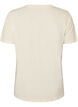 Katoenen T-shirt met print, Vanille, Packshot image number 1