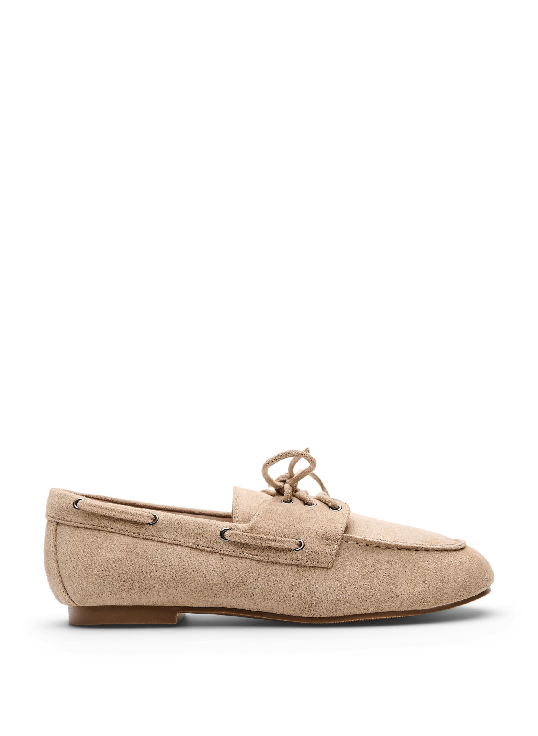 Extra Wide Fit - Faux suede moccasins