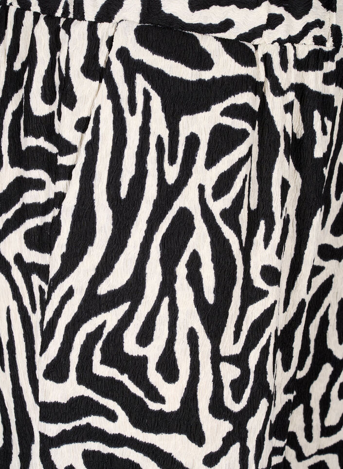 Broek met zebraprint, Black w. White Zebra, Packshot