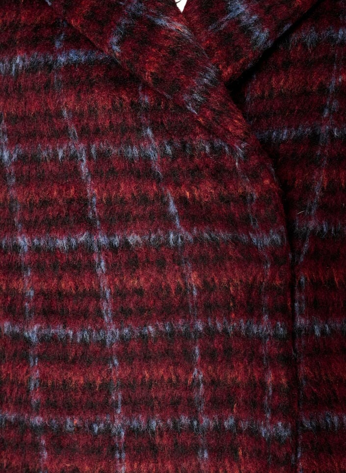 Geruit jasje met zakken, Rood, Packshot image number 2