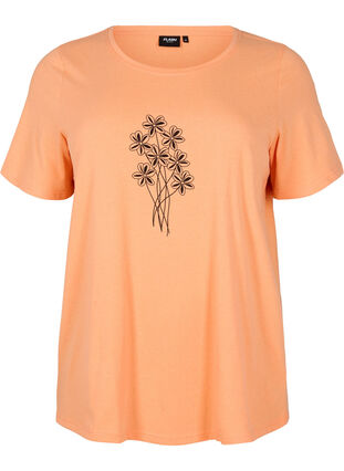 ZizziFLASH - T-shirt met motief, Melon Flower, Packshot image number 0