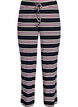Gestreepte pyjamabroek met wijde pijpen, Blauw, Packshot image number 0