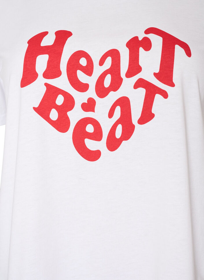T-shirt met motief, Wit, Packshot image number 2