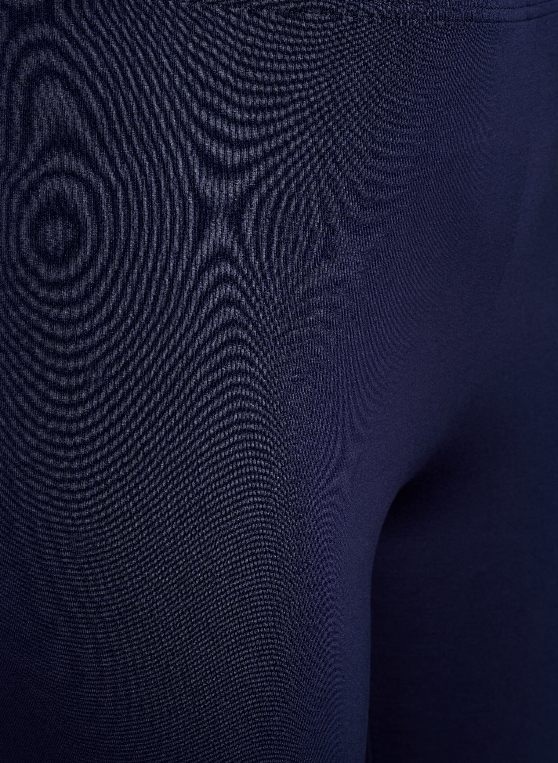 ZizziBasisleggings met extra lengte, Blauw, Packshot image number 2
