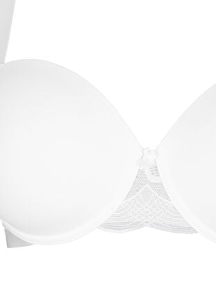 ZizziVoorgevormde bh met mesh, Wit, Packshot image number 2
