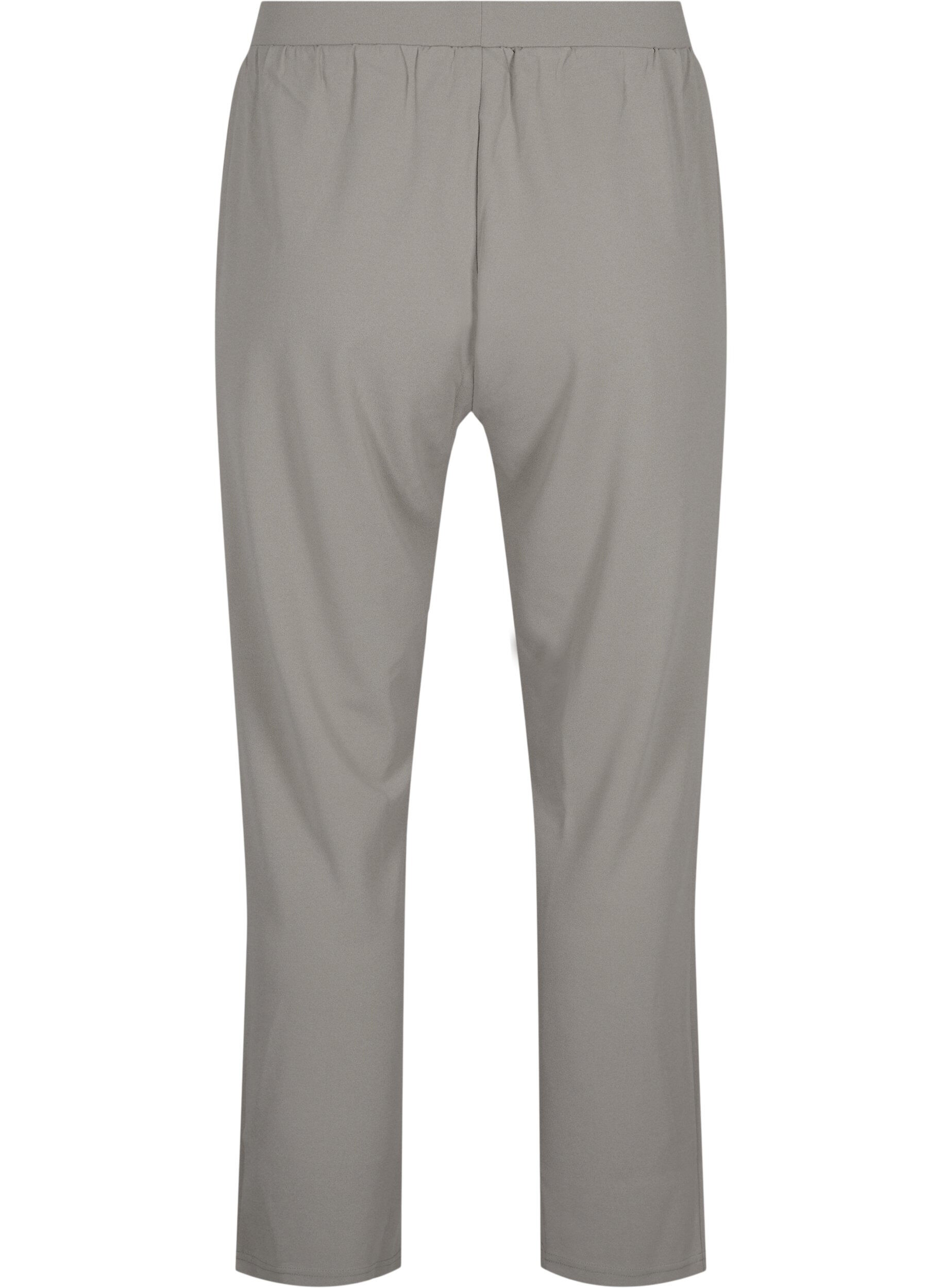 Zizzi Pantalon &agrave; coupe droite, Beige, Packshot image number 1
