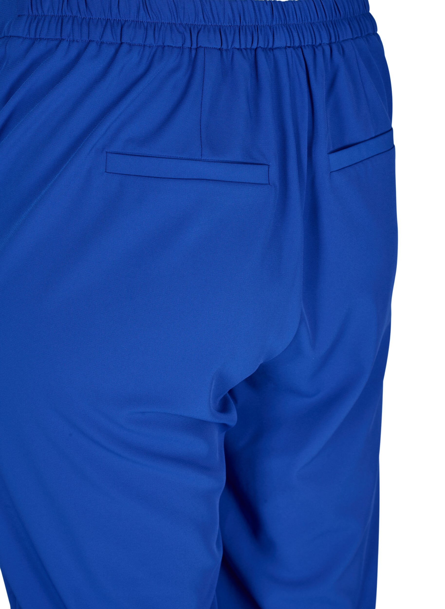 Zizzi Pantalon classique avec poches, Bleu, Packshot image number 3