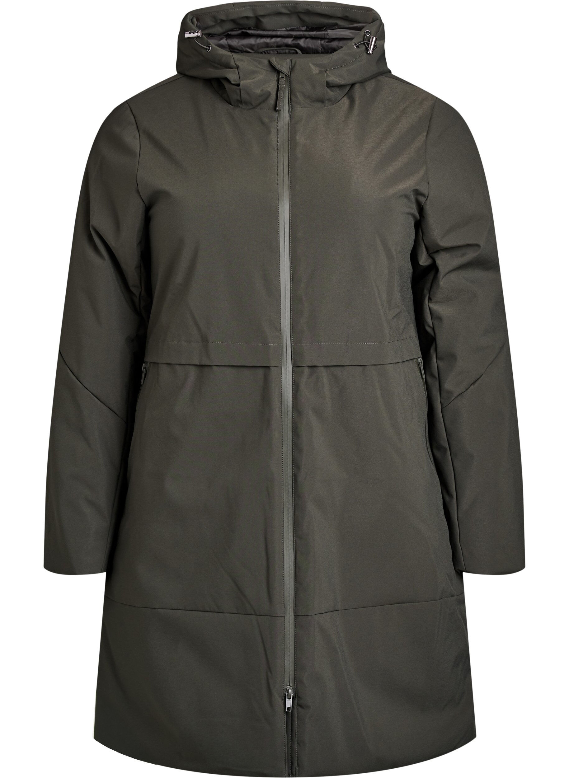 Winterjas met verstelbare taille