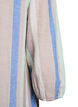 Korte jurk in linnen en viscose met 3/4 mouwen, Blauw, Packshot image number 3