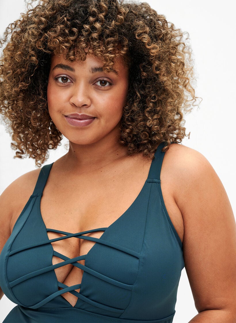 Badpak met koorddetails, Dark Sea, Model image number 2