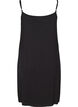 Effen onderjurk in viscose, Zwart, Packshot image number 1