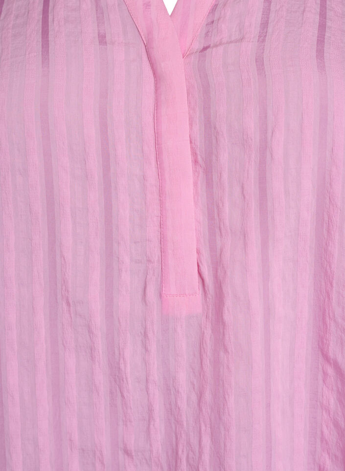 Blouse met verticale strepen, Roze, Packshot image number 2