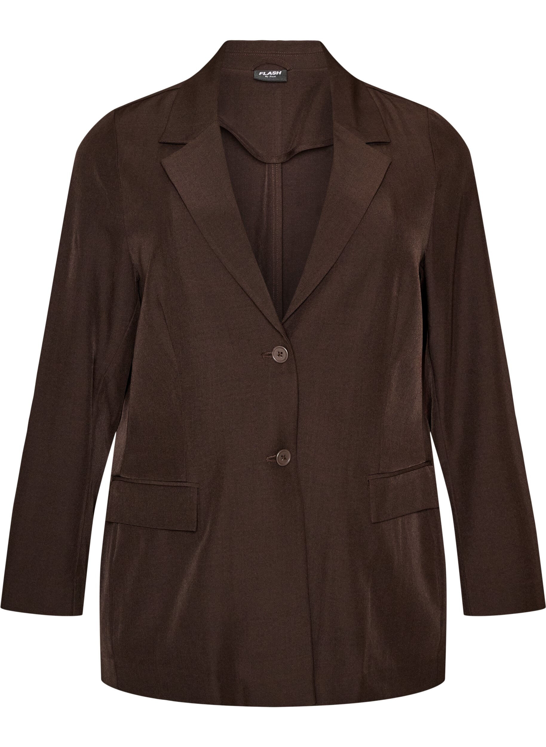 FLASH - Blazer met zakken en splitten