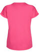 T-shirt met korte mouwen in een katoenmix, Roze, Packshot image number 1