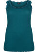 Top met kant, Groen, Packshot image number 0