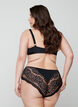 Voorgevormde beha met gaas, Zwart, Model image number 2
