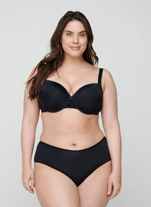 ZizziVoorgevormde beha met gaas, Zwart, Model image number 1