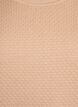 Gebreide blouse van katoen met structuurpatroon, Beige, Packshot image number 2