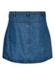 Korte A-lijn denimrok, Blauw, Packshot image number 1