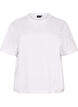 Boxy katoenen T-shirt, Wit, Packshot image number 0