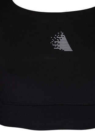 ZizziSportbeha met racerback, Zwart, Packshot image number 2