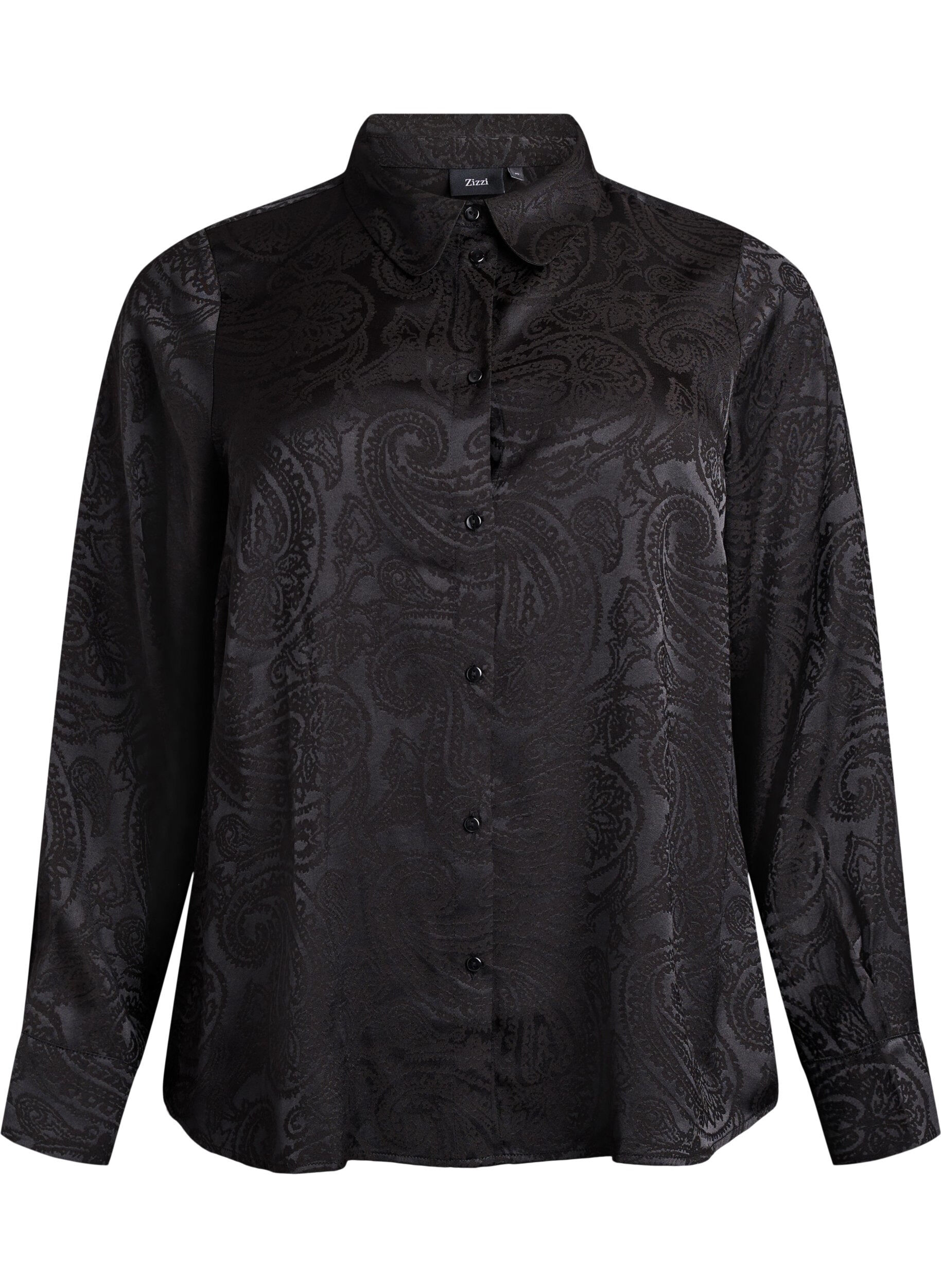 Shirt met ton-sur-ton paisleypatroon