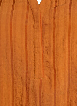 ZizziBlouse met verticale strepen, Pumpkin Spice, Packshot image number 2