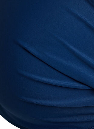ZizziBikini top met beugel en plooien, Naval Academy Solid, Packshot image number 2