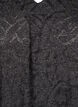 Blouse met lange mouwen met glitter en patroon, Grijs, Packshot image number 2