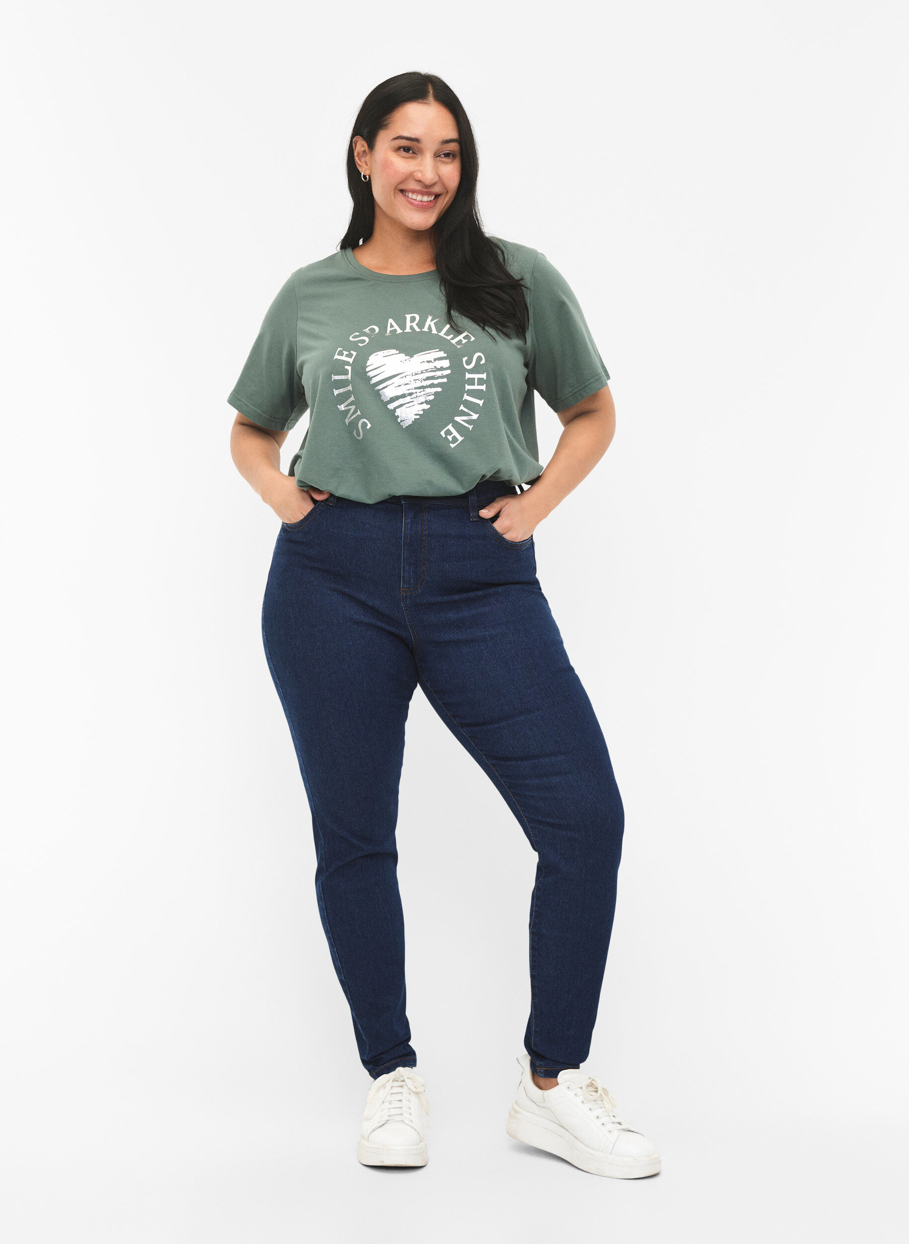ZizziJeans met super slanke pasvorm, Blauw, Model image number 0