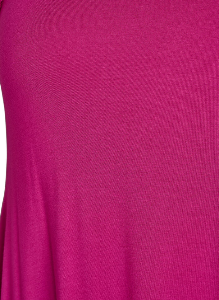 Strandjurk in viscose met gevlochten bandjes, Roze, Packshot image number 2