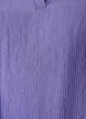 Robe coupe &eacute;vas&eacute;e textur&eacute;e, Violet, Packshot image number 2