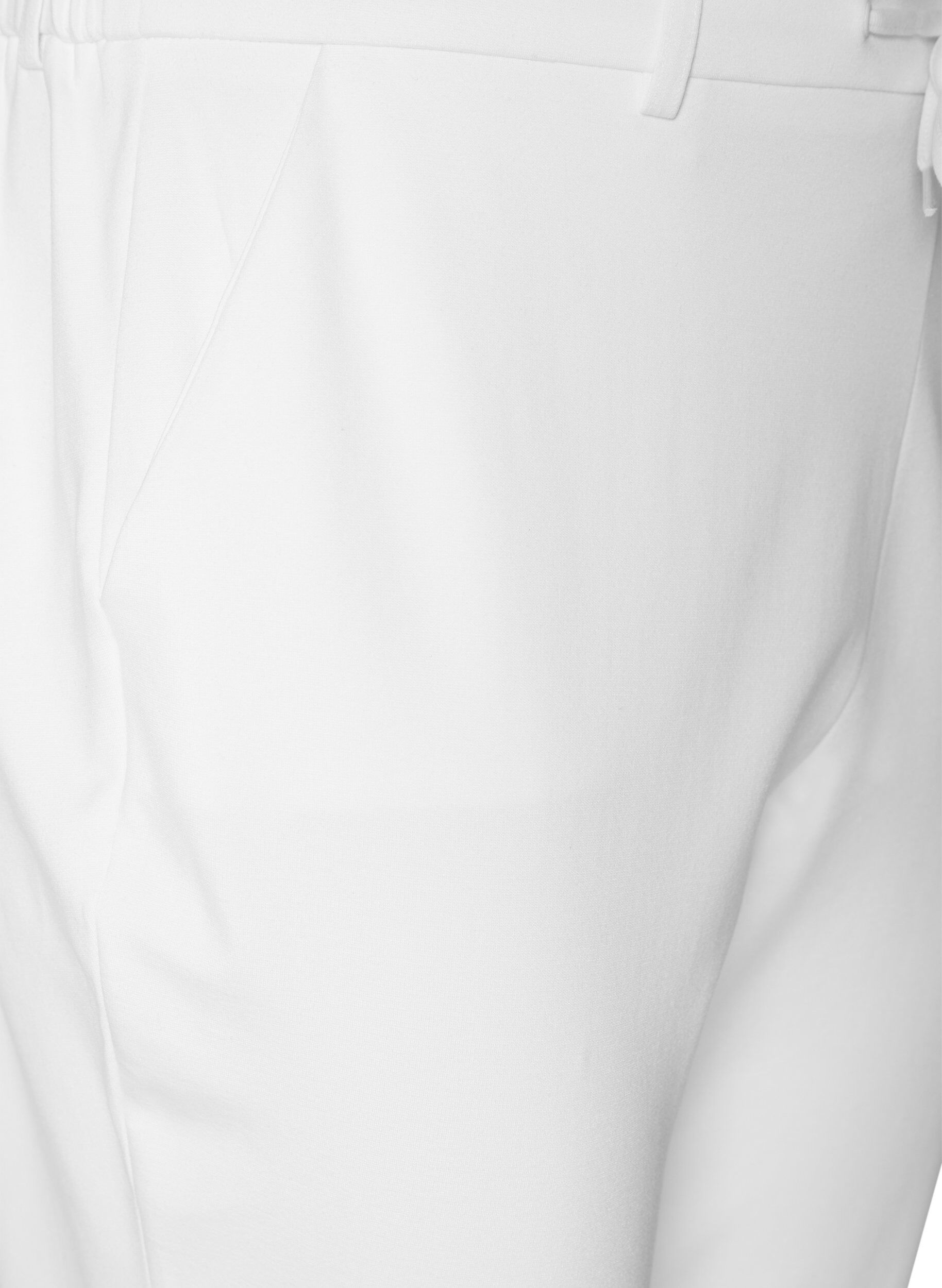 ZizziCropped Maddison broek, Wit, Packshot image number 2