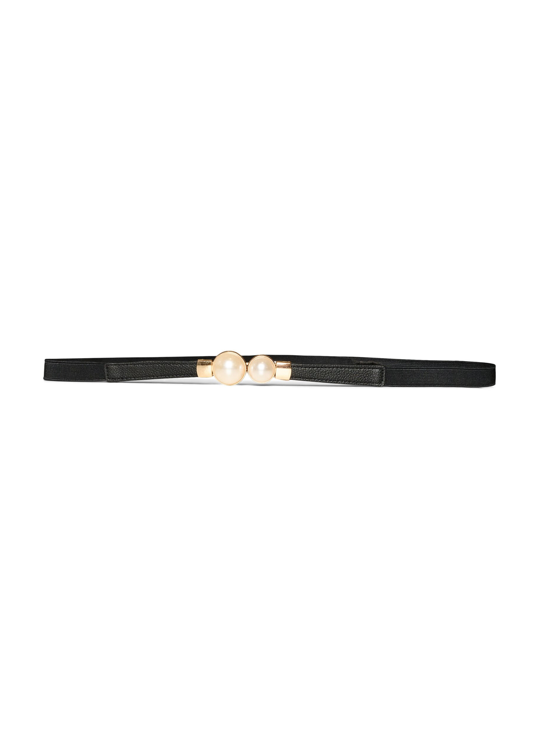 Ceinture &eacute;lastique avec d&eacute;tails perl&eacute;s