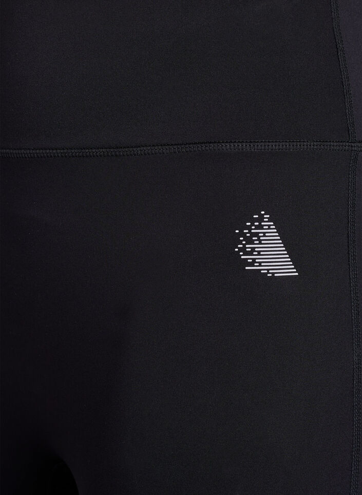 CORE, Squat-proof 3/4 workout leggings met zak, Black, Packshot
