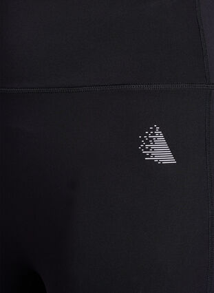 ZizziCORE, Squat-proof 3/4 workout leggings met zak, Black, Packshot image number 2