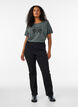 T-shirt met print, Groen, Model image number 1