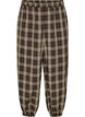 Geruite ballonbroek met hoge taille, Groen, Packshot image number 0