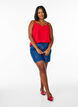 Top met een golvende zoom, Rood, Model image number 1