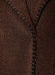 Teddy jas met contrast details, Bruin, Packshot image number 3