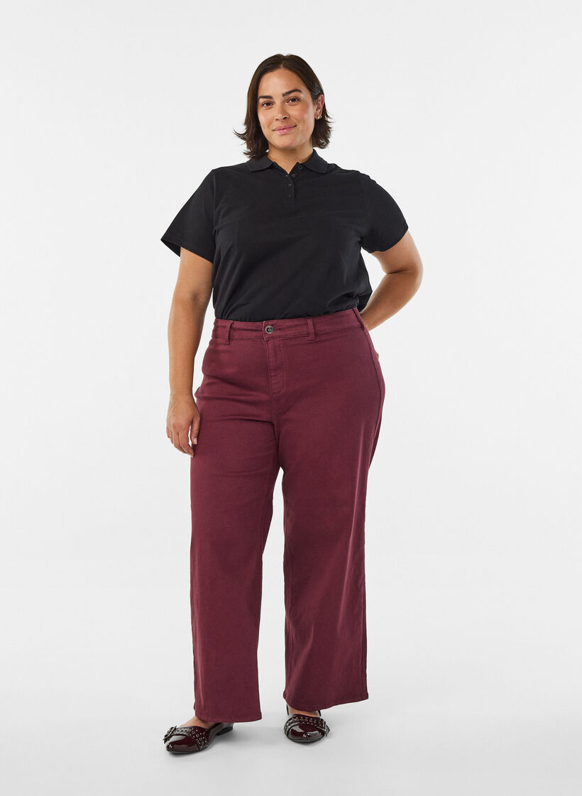 FLASH - Polo met korte mouwen, Zwart, Model image number 1